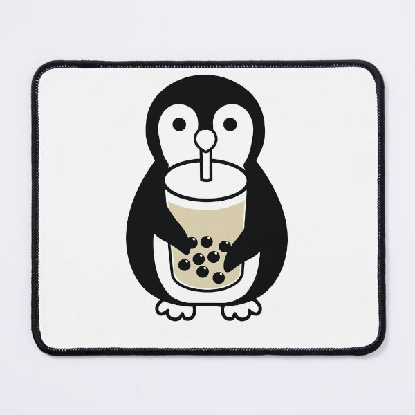 Item preview, Cute Penguin Drinking Boba designed and sold by bobalogy.