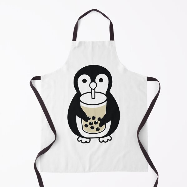 Item preview, Cute Penguin Drinking Boba designed and sold by bobalogy.