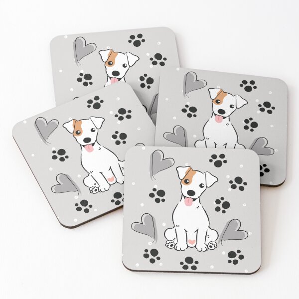 Item preview, Love Smooth Coat Red Jack Russell Terrier 4 designed and sold by Lulupainting.