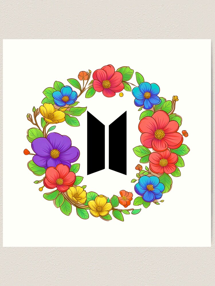 Drawing Bts Aesthetic - Bts Love Yourself Logo, HD Png Download -  1246x1440(#3517688) - PngFind
