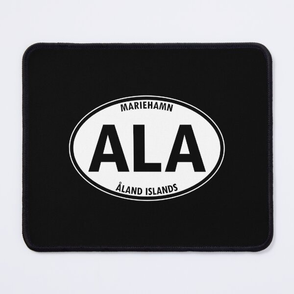 Item preview, ALA - Mariehamn, Aland Islands, Finland - Country and Territory Oval Travel Bumper Sticker for your Car or Luggage. designed and sold by BBTravels.