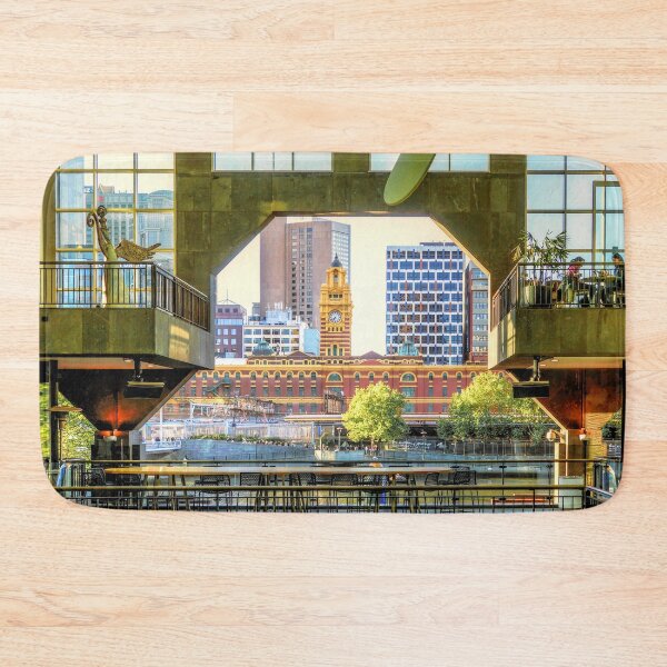Item preview, Framed Flinders Street Station at Southbank - Melbourne, Victoria, Australia designed and sold by Steven Jodoin.