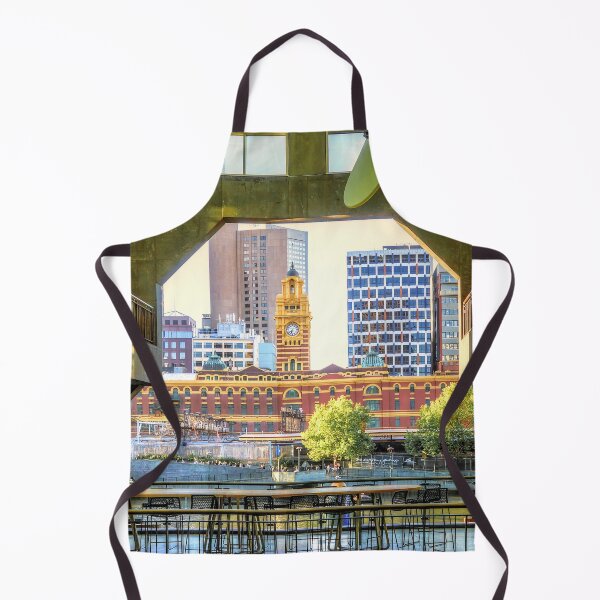Item preview, Framed Flinders Street Station at Southbank - Melbourne, Victoria, Australia designed and sold by Steven Jodoin.