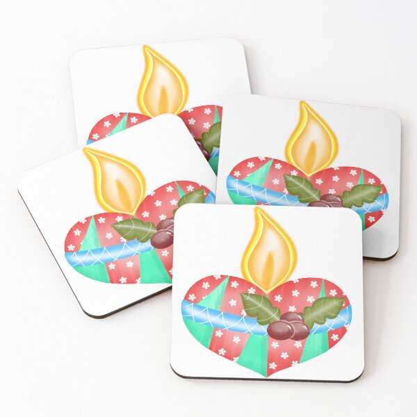 Item preview, Christmas heart Candle.  designed and sold by Onanong2531.