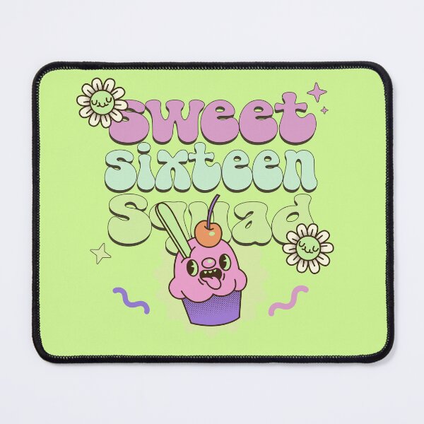 Aperçu de l'œuvre Sweet Sixteen Squaad Happy Beautiful Sweet Cute CupCake 16e anniversaire Girl Crew Party créée et vendue par DjenShop.