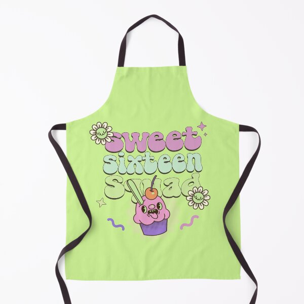 Aperçu de l'œuvre Sweet Sixteen Squaad Happy Beautiful Sweet Cute CupCake 16e anniversaire Girl Crew Party créée et vendue par DjenShop.