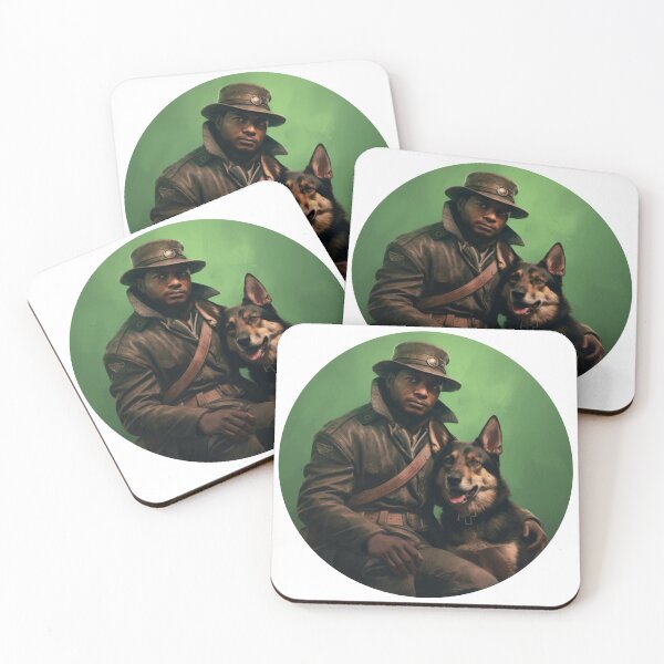 Item preview, Preston Garvey and Dogmeat designed and sold by MendaciousMina.