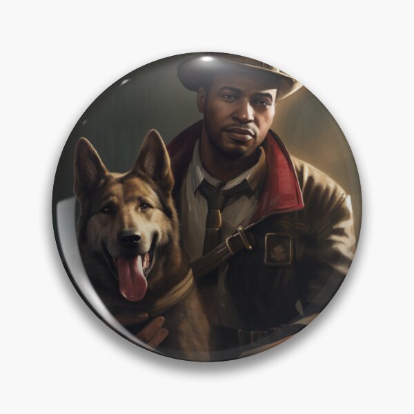 Item preview, Preston Garvey and Dogmeat designed and sold by MendaciousMina.