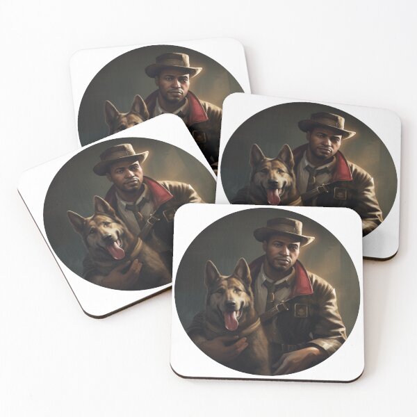 Item preview, Preston Garvey and Dogmeat designed and sold by MendaciousMina.