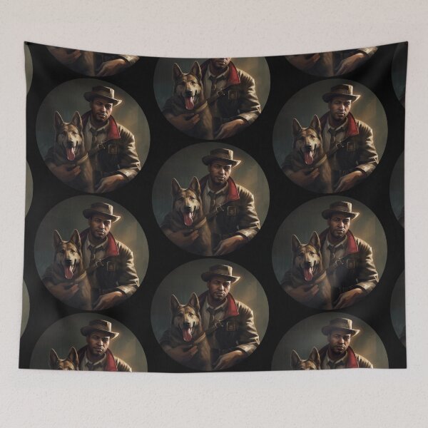 Item preview, Preston Garvey and Dogmeat designed and sold by MendaciousMina.