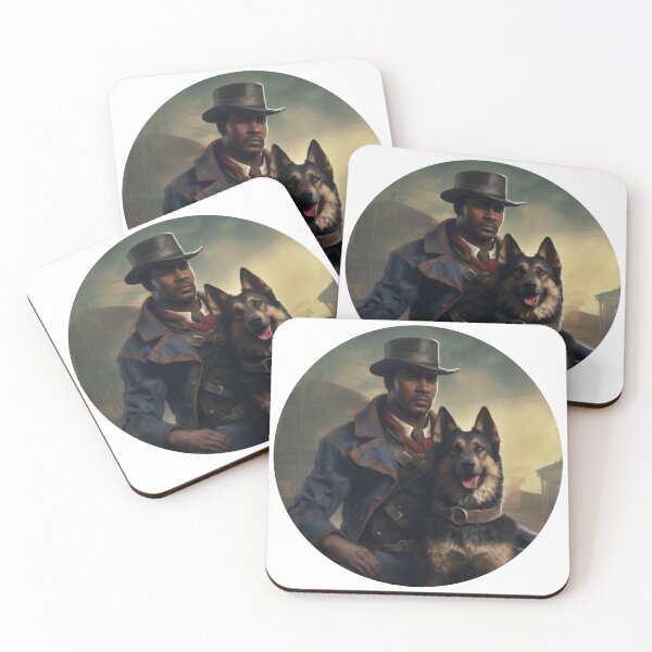 Item preview, Preston Garvey and Dogmeat designed and sold by MendaciousMina.