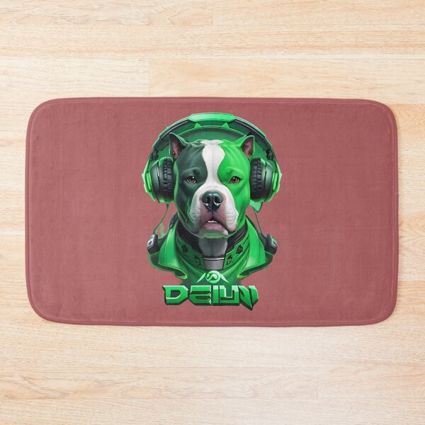 Item preview, Top Dog of Gaming: Pitbull Power Merchandise designed and sold by nadeem4design.