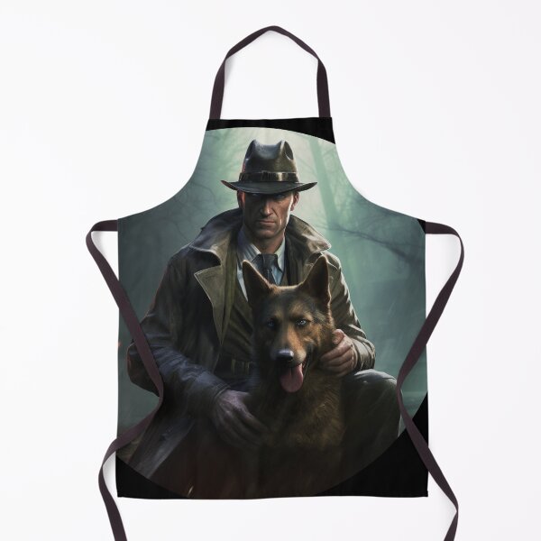 Item preview, Nick Valentine and Dogmeat designed and sold by MendaciousMina.