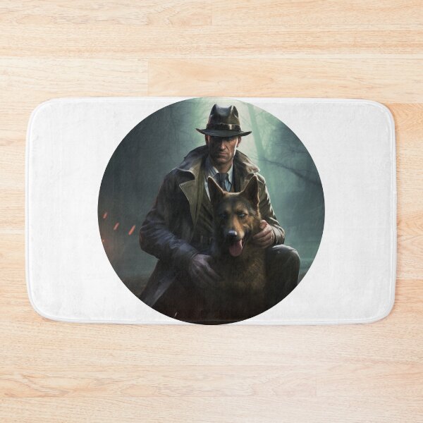 Item preview, Nick Valentine and Dogmeat designed and sold by MendaciousMina.