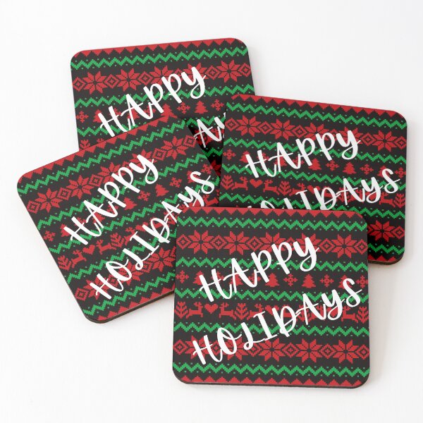 Item preview, Happy Holidays Christmas Pattern designed and sold by Studio29shirts.