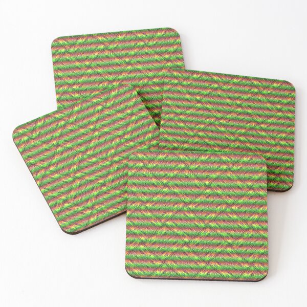 Item preview, Abstract Emerald Green Pink Stripe Design designed and sold by Allison King.