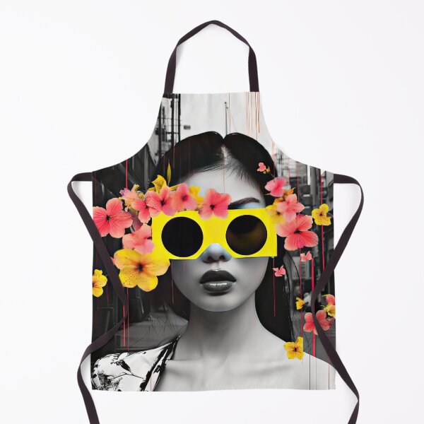 Item preview, Urban Flower Queen with Yellow Shades designed and sold by ZedOhEe.
