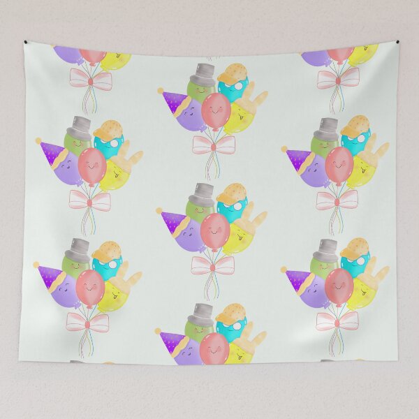 Item preview, Cute happy balloons. designed and sold by Onanong2531.