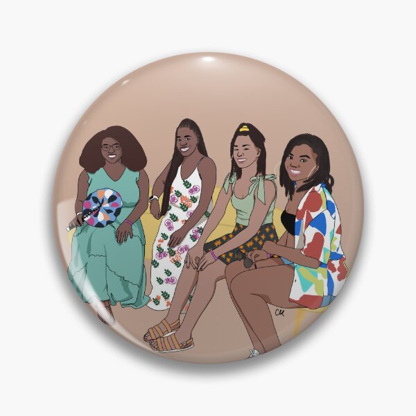 Item preview, Girlfriends Sitting Together designed and sold by chaycreates.
