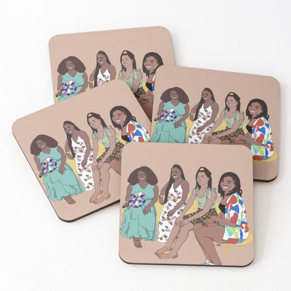 Item preview, Girlfriends Sitting Together designed and sold by chaycreates.