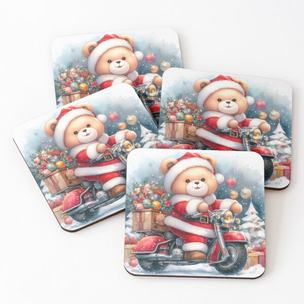 Item preview, christmas santa cute  teddy bear designed and sold by Arty Art.