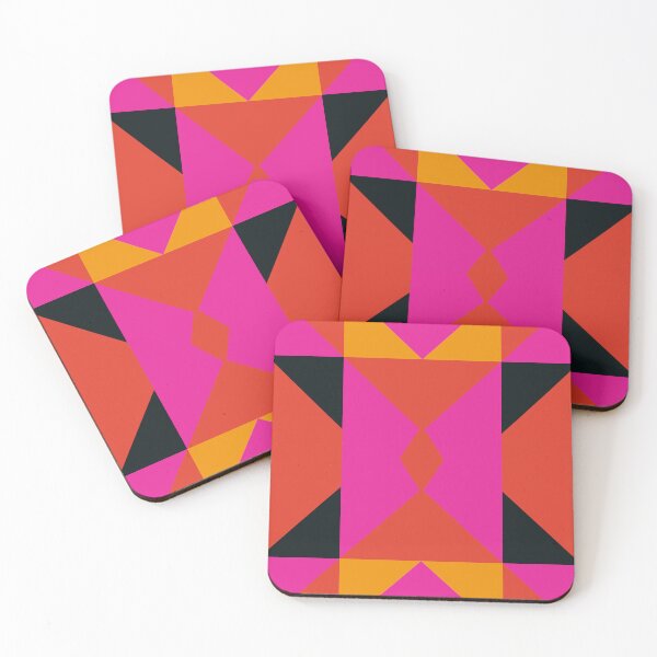 Item preview, Geometric panel in cheerful colors. designed and sold by KinsOfTheArts.