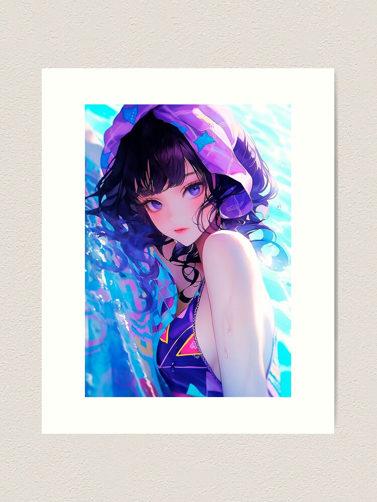 Cute girl anime Poster for Sale by iWallGlow