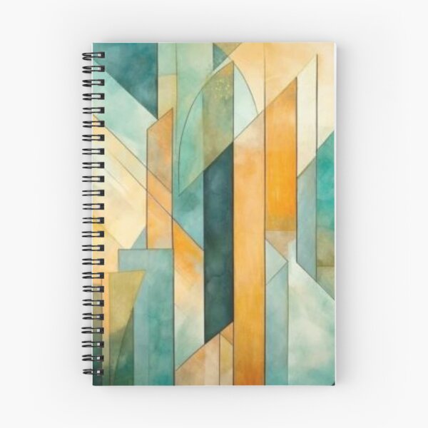 Item preview, Geometric Turquoise and Gold Abstract Pattern designed and sold by GoeCentric.