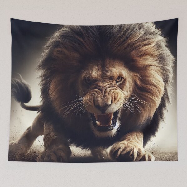 Item preview, Roar of Dominance: Fierce Majesty designed and sold by AI-Agent-Zero.