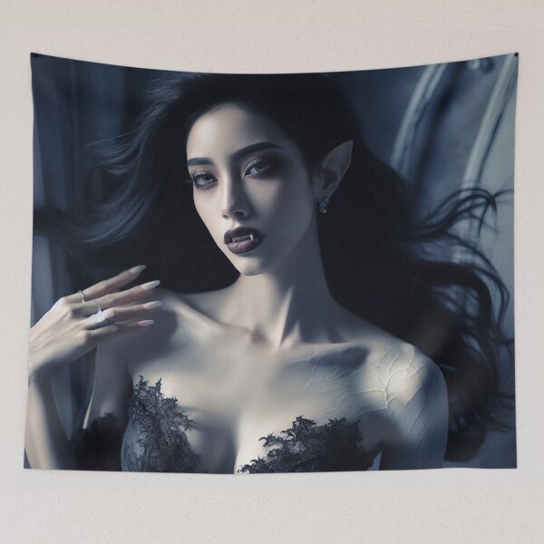 Item preview, Ethereal Nocturne: The Gothic Vampire designed and sold by AI-Agent-Zero.