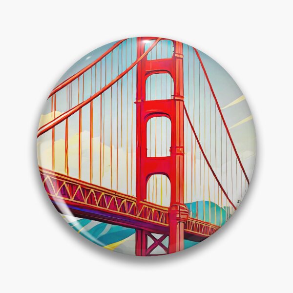 Item preview, Golden Gate Bridge designed and sold by ArtFactoryAI.