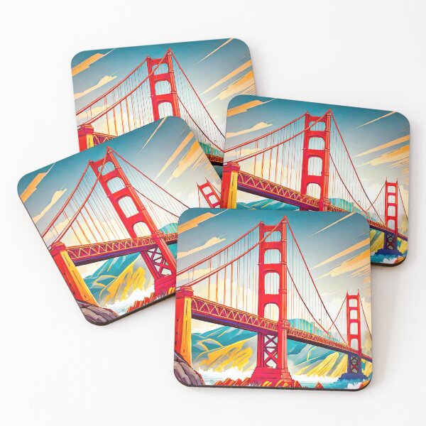 Item preview, Golden Gate Bridge designed and sold by ArtFactoryAI.