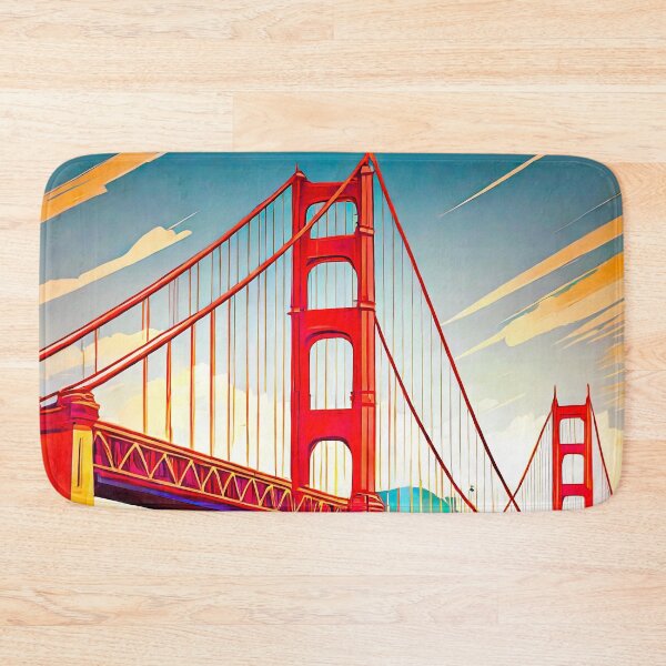 Item preview, Golden Gate Bridge designed and sold by ArtFactoryAI.