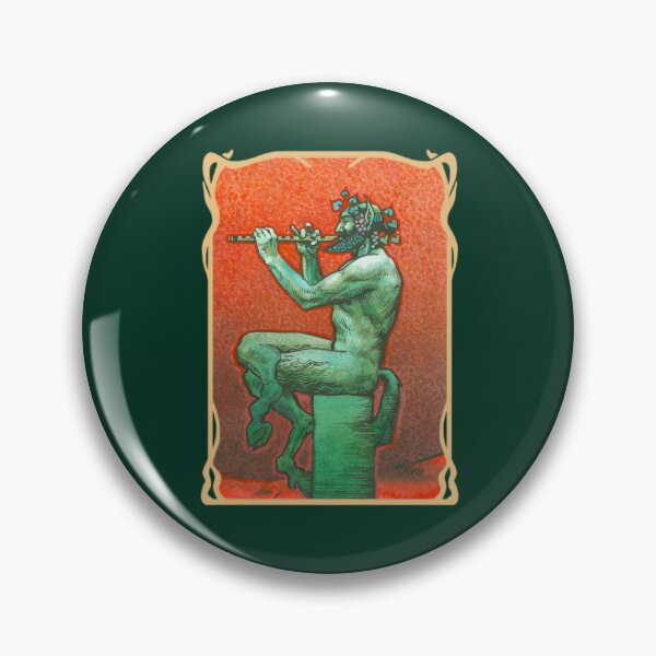 Item preview, Art Nouveau Pan, God of the Wild designed and sold by TempleCatWear.