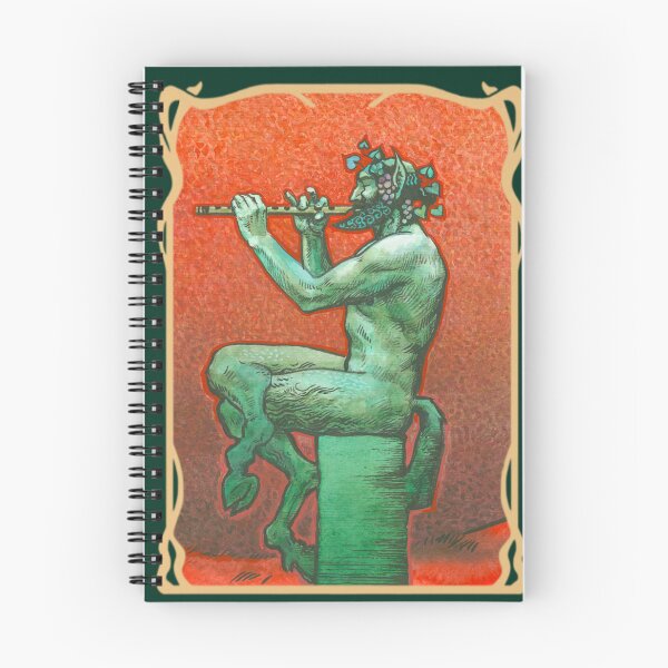 Item preview, Art Nouveau Pan, God of the Wild designed and sold by TempleCatWear.