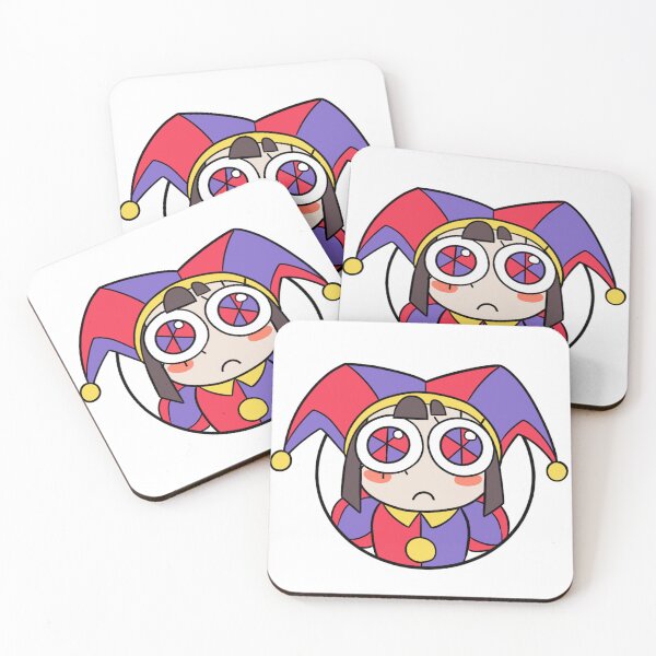 Item preview, Pomni Head Icon Sticker T-Shirt [The Amazing Digital Circus] designed and sold by coolartdotcom.