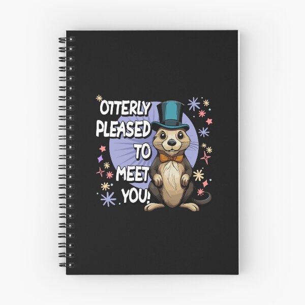 Item preview, Funny Cute Otter Otterly Pleased to Meet You designed and sold by koffmannohe.