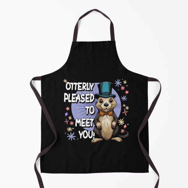 Item preview, Funny Cute Otter Otterly Pleased to Meet You designed and sold by koffmannohe.