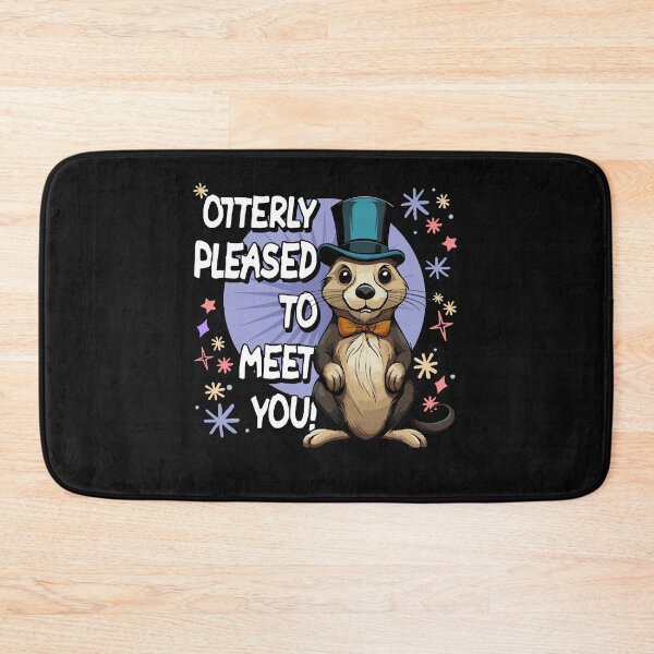 Item preview, Funny Cute Otter Otterly Pleased to Meet You designed and sold by koffmannohe.