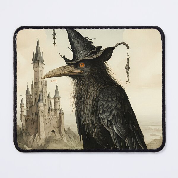 Item preview, Medieval Bestiary Witches Crow Familiar designed and sold by GhostOfSam.