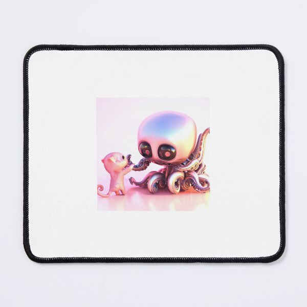 Item preview, Robot octopus with a kitty designed and sold by saveale.