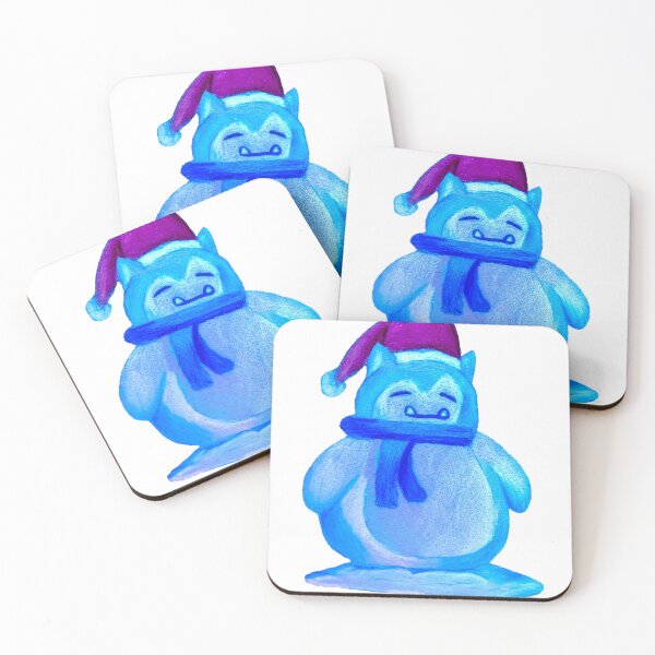 Item preview, Snorlax Christmas Snowman designed and sold by kyravreeland.