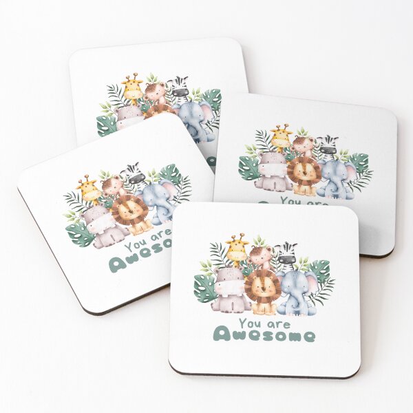 Item preview, You Are Awesome With Cute Animals designed and sold by Mika2525-smile.