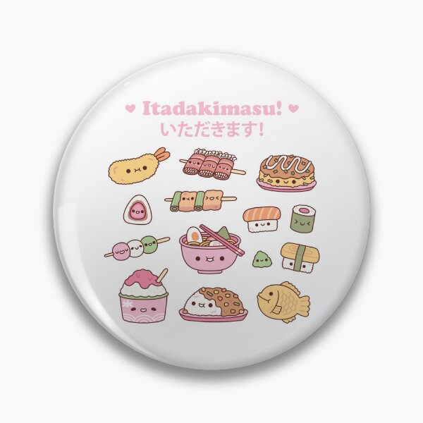 Item preview, Cute Yummy Japanese Food Set Itadakimasu designed and sold by rustydoodle.