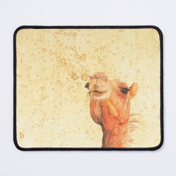 Item preview, Cute Coffee Stain Camel | Watercolor Camel | Hand-drawn Spitting Camel | designed and sold by ScrappinSal.