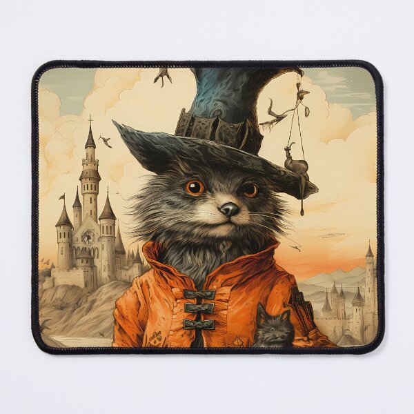 Item preview, Medieval Bestiary Witches Raccoon Familiar designed and sold by GhostOfSam.