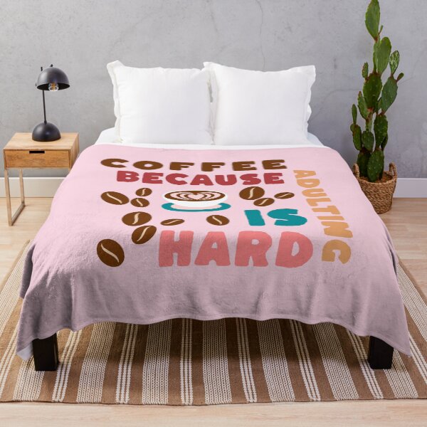 Item preview, Coffee Because Adulting Is Hard Funny designed and sold by Manifest-Style.