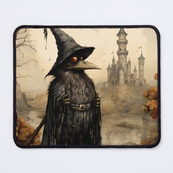 Item preview, Medieval Bestiary Witches Raven Familiar designed and sold by GhostOfSam.