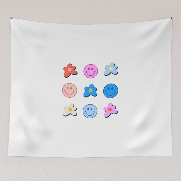 Item preview, Flowers and Happy Faces designed and sold by Art by Amanda.