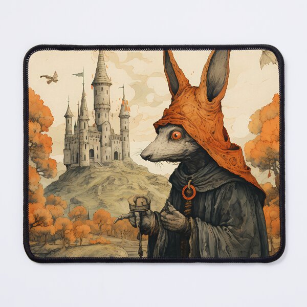 Item preview, Medieval Bestiary Witches Dingo Familiar designed and sold by GhostOfSam.